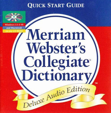 Merriam-Webster's Collegiate Dictionary & Thesaurus Deluxe Audio