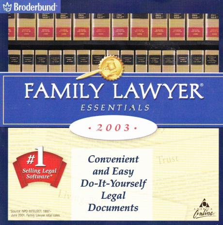 Family Lawyer Essentials 2003