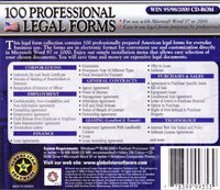 100 Professional Legal Forms For Business Use