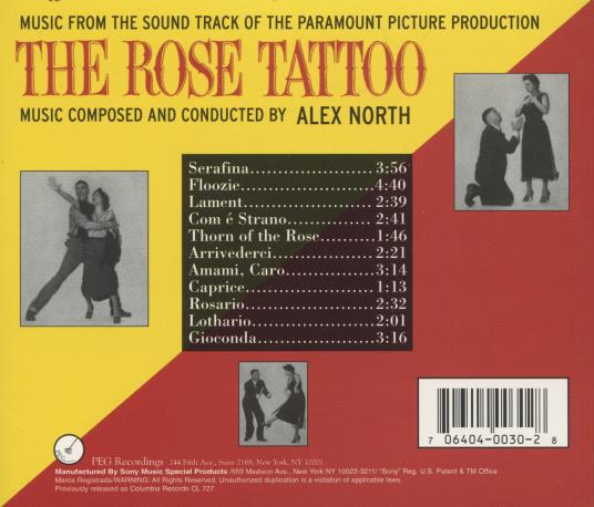 The Rose Tattoo: Music From The Sound Track – NeverDieMedia