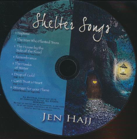 Jen Hajj: Shelter Songs w/ No Artwork
