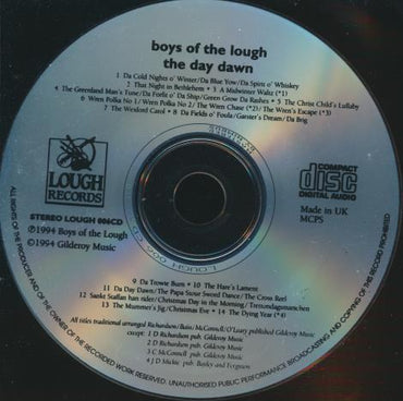 Boys Of The Lough: The Day Dawn w/ No Artwork