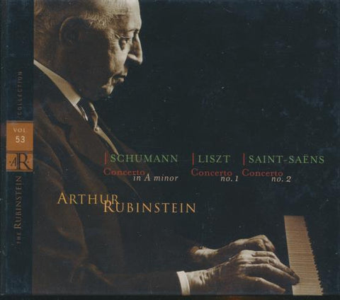 Arthur Rubinstein: Schumann, Liszt, Saint-Saens: Piano Concertos