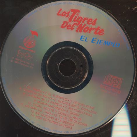 Los Tigres Del Norte: El Ejemplo w/ No Artwork – NeverDieMedia