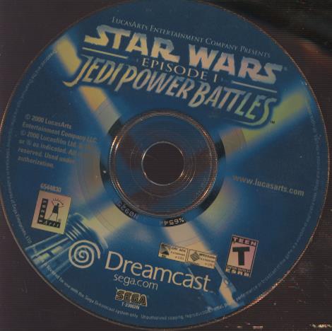 Star Wars Episode I: Jedi Power Battles w/ No Artwork