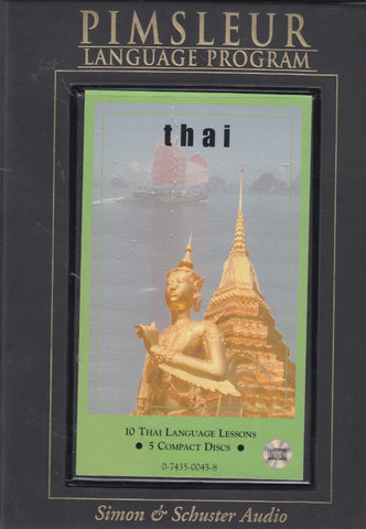 Pimsleur Language Program: Thai Unabridged 5-Disc Set