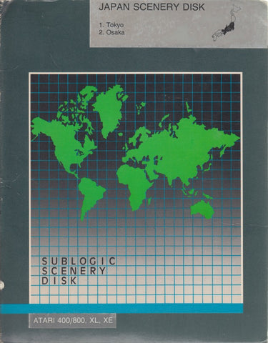 Sublogic Scenery Disc: Japan Scenery Disk w/ Manual