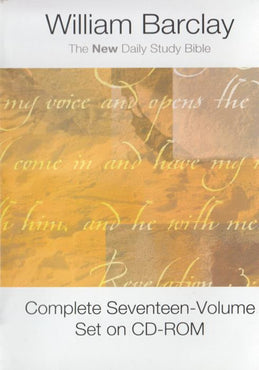 William Barclay: The New Daily Study Bible: Complete Seventeen-Volume Set On CD-ROM