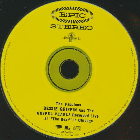 Bessie Griffin & The Gospel Pearls: Live At "The Bear" In Chicago w/ Back Artwork