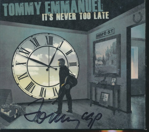Tommy Emmanuel: It's Never Too Late Signed