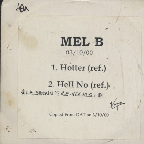 Mel B: Hotter / Hell No 2-Track Reference Promo