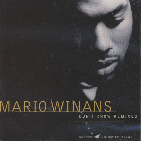 Mario Winans: Don't Know Remixes 7-Track Promo w/ Front Artwork