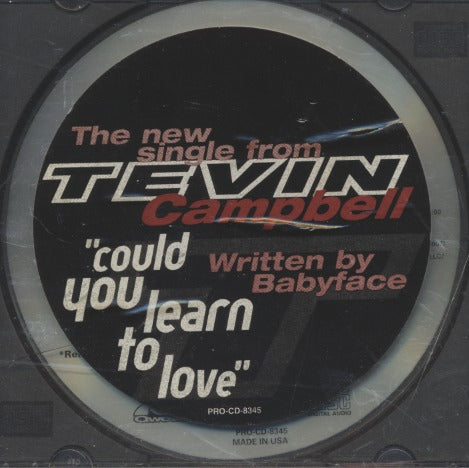 Tevin Campbell: Could You Learn To Love 2-Track Promo w/ Hype Sticker & Cracked Case