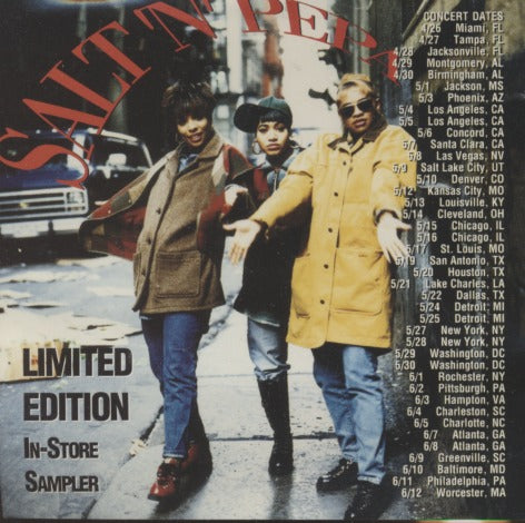 Salt 'N' Pepa: Limited Edition 4-Track In-Store Sampler Promo w/ Front Artwork