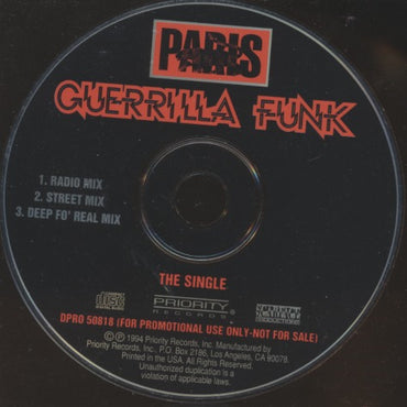 Paris: Guerrilla Funk 3-Track Promo w/ No Artwork