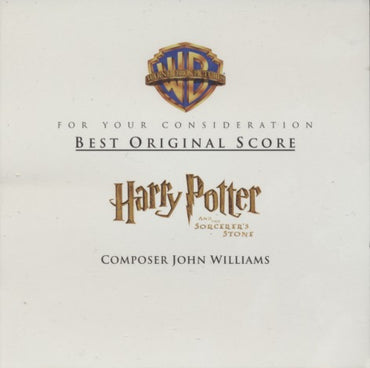 Harry Potter And The Sorcerer's Stone: Best Original Score 19-Track FYC Promo w/ Front Artwork