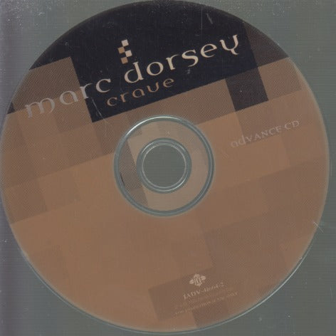 Marc Dorsey: Crave 10-Track Advance Promo w/ No Artwork