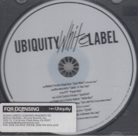 Ubiquity: White Label Exclusives 10-Track Promo w/ Hype Stickers