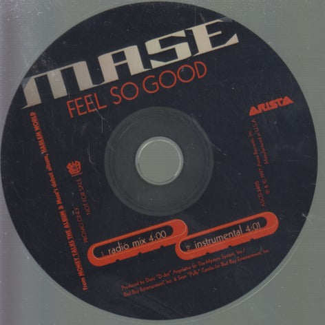 Mase: Feel So Good 2-Track Promo w/ No Artwork