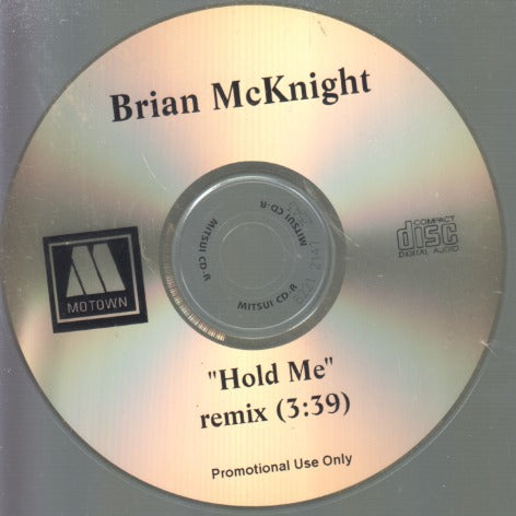 Brian McKnight: Hold Me: Remix 1-Track Promo w/ No Artwork