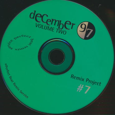Perfect Beat Remix Service: December 97: Remix Project #7 Volume 2 Limited Numbered 15-Track Promo w/ Back Artwork