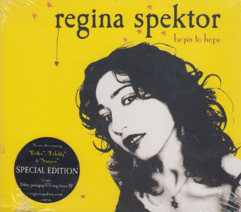 Regina Spektor: Begin To Hope Special 2-Disc Set w/ Hype Sticker
