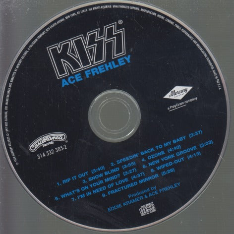 KISS: Ace Frehley w/ No Artwork