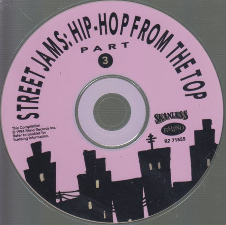 Street Jams: Hip-Hop From The Top: Part 3 w/ Back Artwork