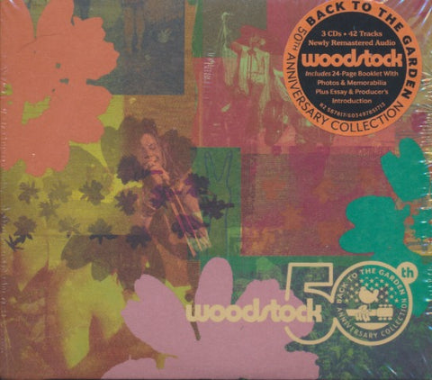 Woodstock: Back To The Garden: 50th Anniversary Collection 3-Disc Set w/ Hype Sticker