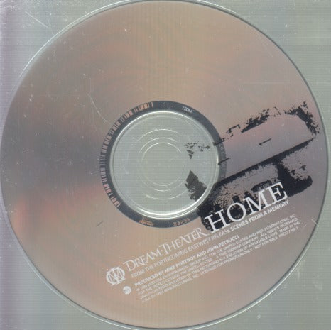 Dream Theater: Home 3-Track Promo w/ Back Artwork