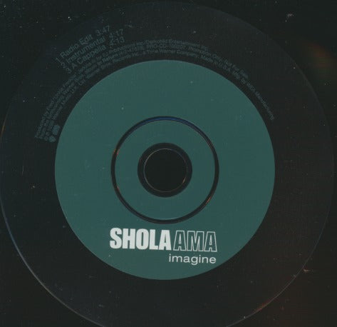 Shola Ama: Imagine 3-Track Promo w/ Back Artwork