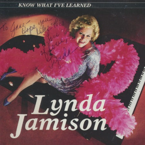 Lynda Jamison: Know What I've Learned Signed
