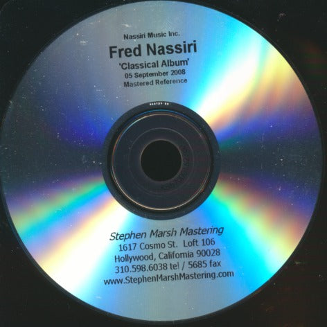 Fred Nassiri: Classical Album Mastered Reference Promo