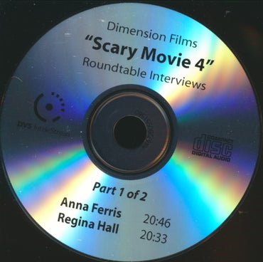 Scary Movie 4: Roundtable Interviews 2-Disc Set Promo w/ No Artwork