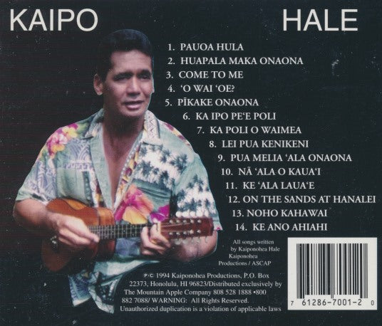 Kaipo Hale: My Thoughts My Music My Time