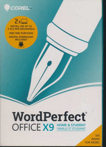 Wordperfect Office: Home & Student X9