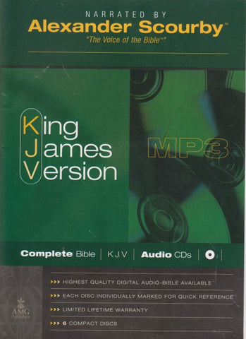 Complete Bible: King James Version Unabridged MP3 6-Disc Set