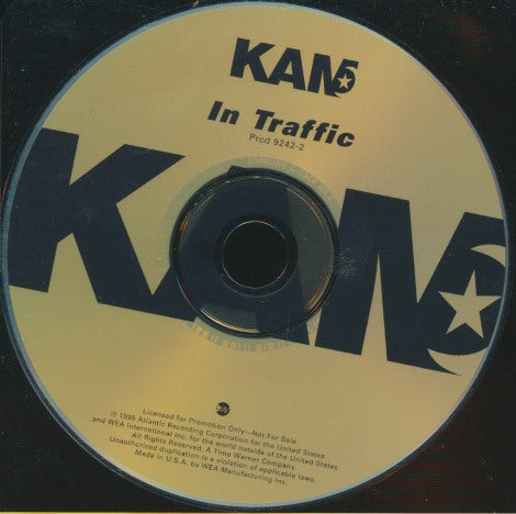 Kam: In Traffic 2-Track Promo w/ Back Artwork
