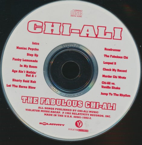 Chi-Ali: The Fabulous Chi-Ali w/ No Artwork