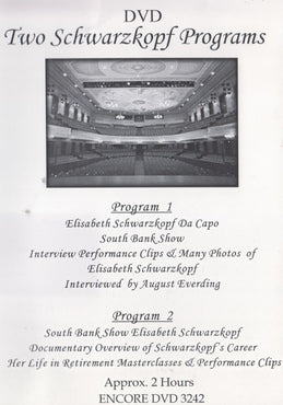 Two Schwarzkopf Programs
