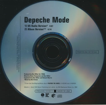 Depeche Mode: Precious 2-Track Promo w/ Back Artwork - NeverDieMedia