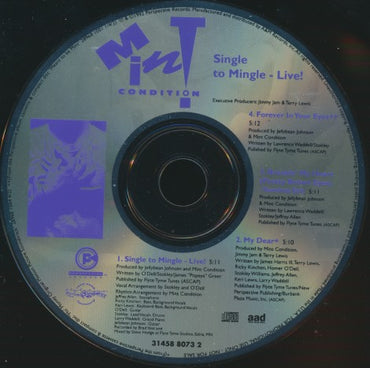 Mint Condition: Single To Mingle - Live! 4-Track Promo w/ No Artwork