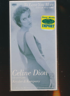 Celine Dion With Special Guests Kryzler & Kompany: To Love You More 2-Track Japan Mini CD