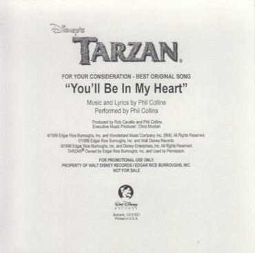 Tarzan: Best Original Song: You'll Be In My Heart 1-Track FYC Promo