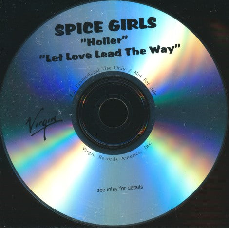 Spice Girls: Holler / Let Love Lead The Way 8-Track Promo w/ Back Artwork