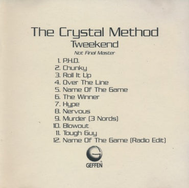 The Crystal Method: Tweekend Not Final Master Promo