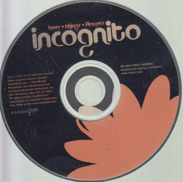 Incognito: Bees & Things & Flowers w/ Back Artwork