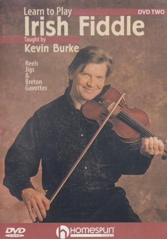 Learn To Play Irish Fiddle: Reels, Jigs & Breton Gavottes DVD # Two w/ Booklet