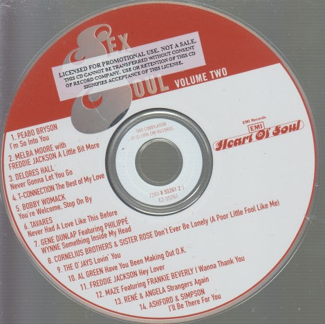 Sex & Soul Volume Two Promo Stamped w/ No Artwork