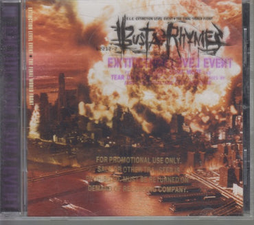 Busta Rhymes: Extinction Level Event: The Final World Front Promo Stamped w/ Hype Sticker